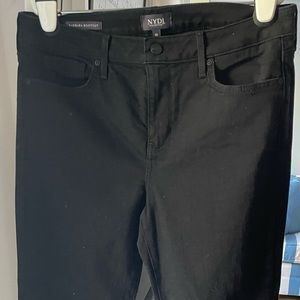 NYDJ Black Barbara Bootcut Jeans, size 10